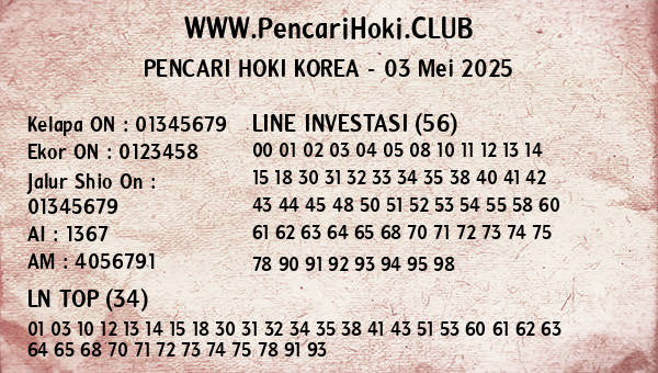 Prediksi Korea