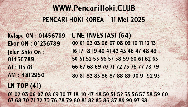 Prediksi Korea