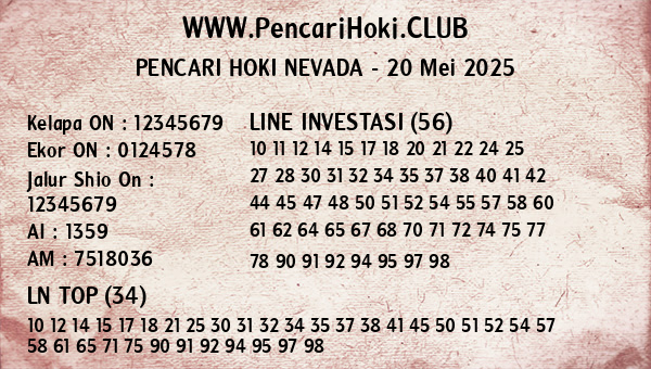 Prediksi Nevada