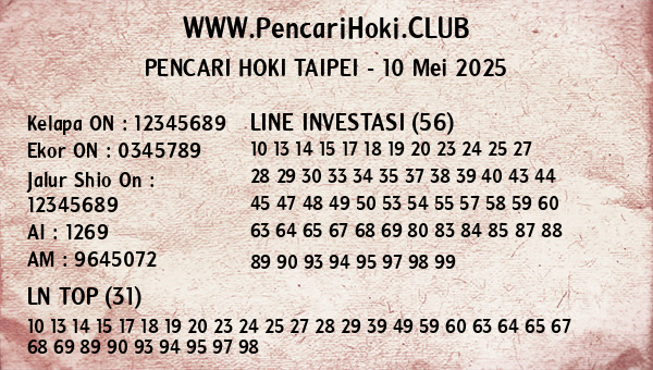 Prediksi Taipei