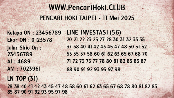 Prediksi Taipei