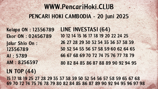 Prediksi Cambodia