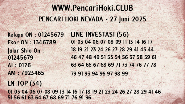 Prediksi Nevada
