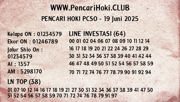 Prediksi Pcso