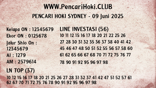 Prediksi Sydney