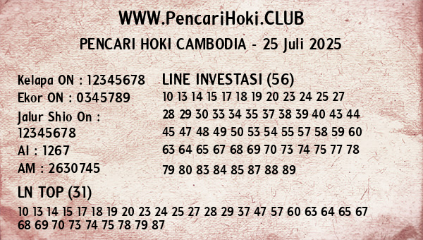 Prediksi Cambodia