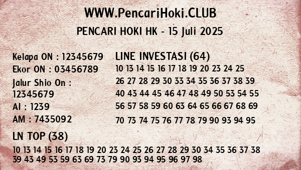 Prediksi HK