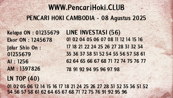 Prediksi Cambodia