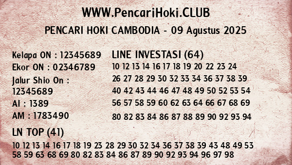 Prediksi Cambodia