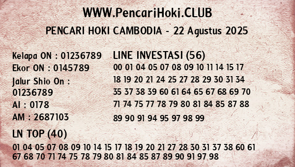 Prediksi Cambodia