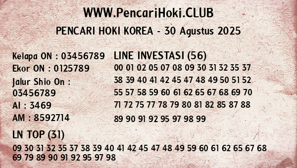 Prediksi Korea