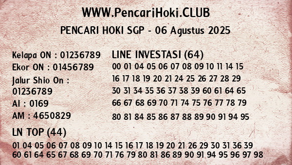 Prediksi SGP
