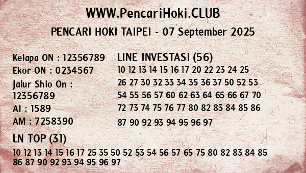 Prediksi Taipei