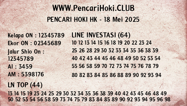 Prediksi HK