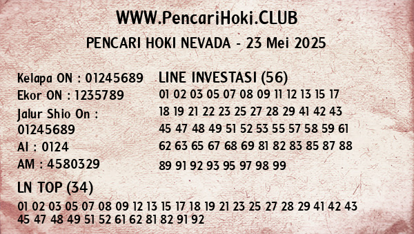 Prediksi Nevada