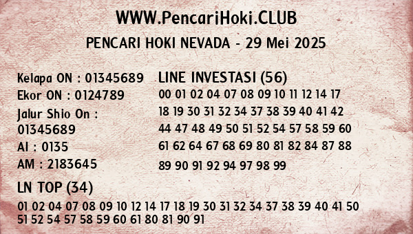 Prediksi Nevada